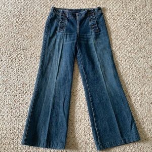 French connection wide reg sailor jeans